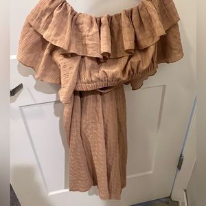 Tan two piece set